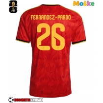 Moške Nogometnih dresov Belgija Matias Fernandez-Pardo #26 Domači SP 2026 Kratki rokavi